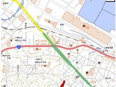 北海道小樽市 小樽築港駅10分 土地 377万円の国有財産物件 #1