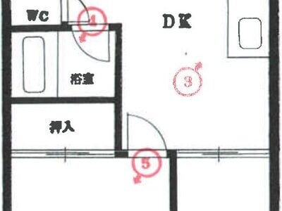 千葉県松戸市 馬橋駅7分 マンション「マンション第三松戸」8万円の競売物件 #1
