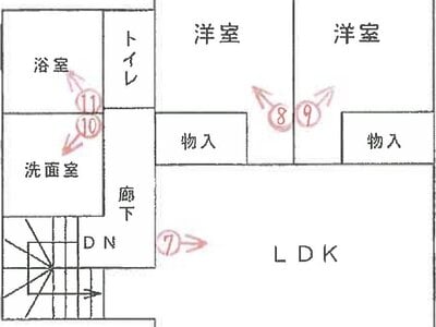 兵庫県明石市 西明石駅10分 戸建て 1,366万円の競売物件 #2