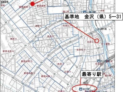 石川県金沢市 上諸江駅12分 戸建て 1,992万円の競売物件情報 #9