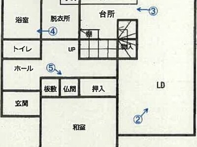 宮城県仙台市青葉区 愛子駅18分 戸建て 898万円の競売物件情報 #2