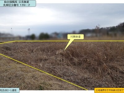 (値下げ) 岩手県一関市 一ノ関駅11分 農地 50万円の国税庁公売物件情報 #2