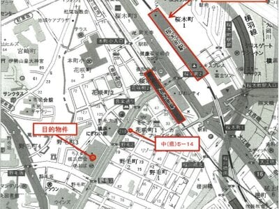 神奈川県横浜市中区 桜木町駅3分 マンション「ちぇるる野毛」669万円の競売物件情報 #6
