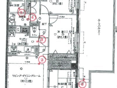 千葉県松戸市 五香駅2分 マンション「フォルスコート松戸常盤平」2,344万円の競売物件情報 #3