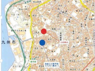 (値下げ) 福岡県北九州市八幡東区 枝光駅11分 土地 127万円の競売物件情報 #4