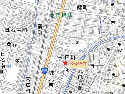 (値下げ) 愛知県岡崎市 北岡崎駅7分 土地 478万円の官公庁公売物件情報 #4