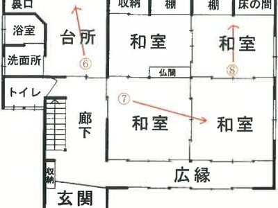 (値下げ) 山形県鶴岡市 羽前大山駅5分 戸建て 88万円の競売物件情報 #1