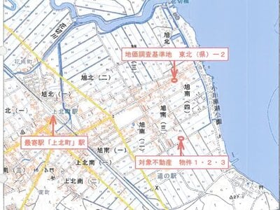 青森県上北郡東北町 上北町駅14分 土地 250万円の競売物件情報 #2
