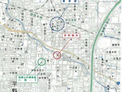 (値下げ) 大阪府八尾市 加美駅10分 土地 477万円の競売物件情報 #10