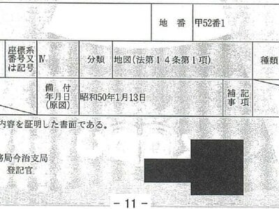 愛媛県今治市 大西駅25分 農地 59万円の競売物件情報 #9