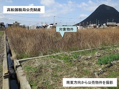 (値下げ) 香川県丸亀市 栗熊駅 農地 34万円の国税庁公売物件情報 #1