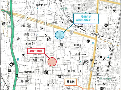 大阪府大阪市西成区 花園町駅8分 戸建て 344万円の競売物件情報 #10