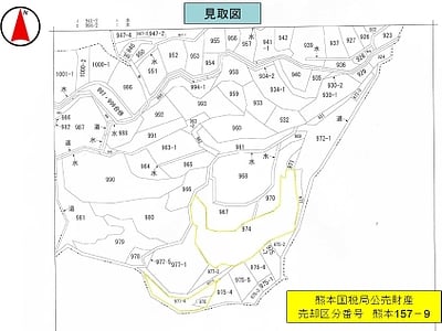 熊本県熊本市北区 西里駅19分 土地 65万円の国税庁公売物件情報 #4