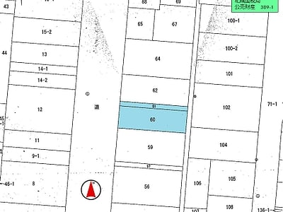 (値下げ) 北海道岩見沢市 栗沢駅3分 土地 93万円の国税庁公売物件情報 #5