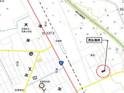 (値下げ) 北海道上川郡和寒町 和寒駅8分 土地 49万円の国有財産売却物件情報 #2