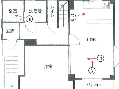 福岡県北九州市小倉南区 徳力嵐山口駅1分 戸建て 837万円の競売物件情報 #2