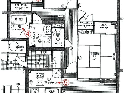 福岡県北九州市小倉北区 小倉駅 マンション「メゾンモンブラン富野台」381万円の競売物件情報 #1