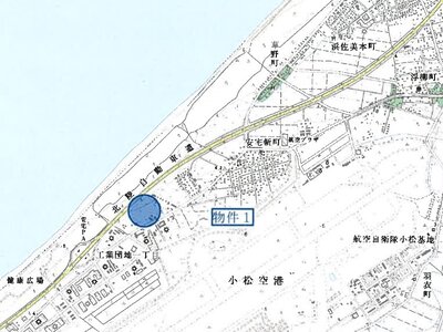 石川県小松市 小松駅 農地 9万円の競売物件 #3
