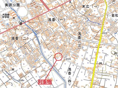 (値下げ) 栃木県大田原市 西那須野駅 農地 51万円の官公庁公売物件 #2