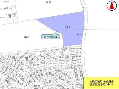 北海道札幌市南区 真駒内駅 土地 968万円の国税庁公売物件 #7