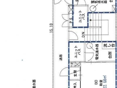 福井県福井市 赤十字前駅3分 一戸建て 376万円の競売物件 #25