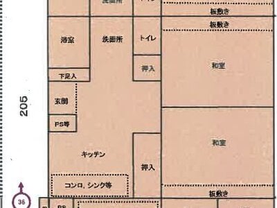 山梨県笛吹市 南甲府駅 一戸建て 2,220万円の競売物件 #4