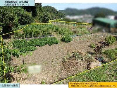 (値下げ) 福島県いわき市 湯本駅 農地 473万円の国税庁公売物件 #3