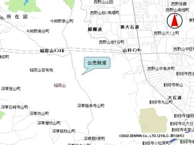 京都府京都市山科区 小野駅23分 土地 129万円の国税庁公売物件 #1