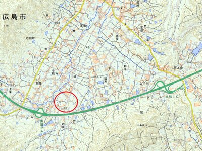 広島県東広島市 みどり中街駅 農地 56万円の官公庁公売物件 #6