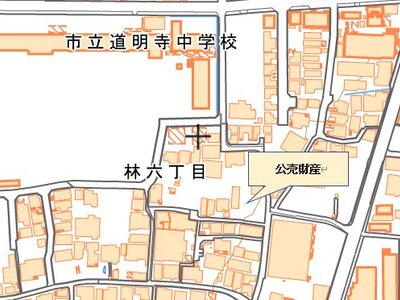 大阪府藤井寺市 土師ノ里駅7分 土地 423万円の官公庁公売物件 #5