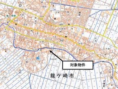 (値下げ) 茨城県龍ケ崎市 竜ヶ崎駅15分 土地 533万円の官公庁公売物件 #1