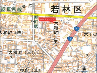 宮城県仙台市若林区 卸町駅4分 マンション「卸商サンプラザ」738万円の競売物件 #4