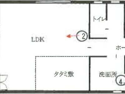 福岡県直方市 南直方御殿口駅7分 戸建て 355万円の競売物件 #1