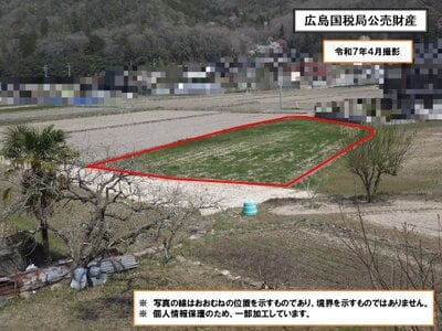 (値下げ) 岡山県総社市 日羽駅13分 農地 38万円の国税庁公売物件 #2