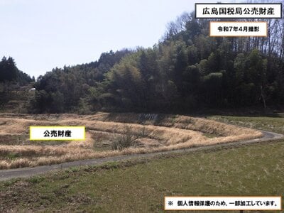 (値下げ) 岡山県加賀郡吉備中央町 農地 68万円の国税庁公売物件 #3