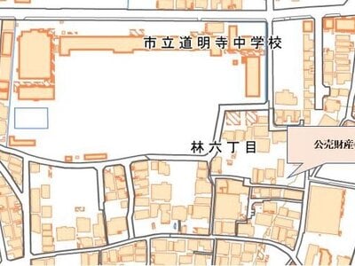 (値下げ) 大阪府藤井寺市 土師ノ里駅7分 土地 252万円の官公庁公売物件 #5
