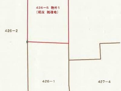 (値下げ) 山梨県甲府市 甲斐住吉駅26分 土地 39万円の競売物件 #1