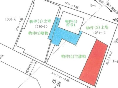 徳島県徳島市 二軒屋駅11分 戸建て 792万円の競売物件 #1