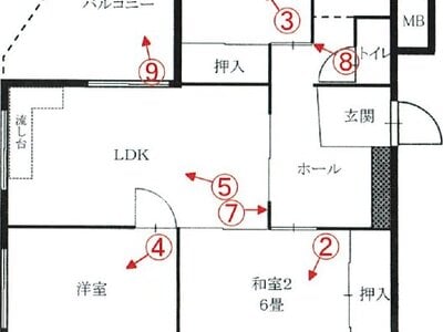 福岡県北九州市八幡東区 スペースワールド駅10分 マンション「オークラ中央ハイツ」295万円の競売物件 #1