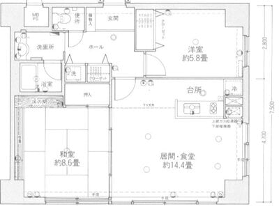 新潟県南魚沼郡湯沢町 マンション「ファミール・ヴィラ苗場」69万円の官公庁公売物件 #2