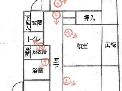 静岡県伊豆の国市 大仁駅6分 戸建て 537万円の競売物件 #1