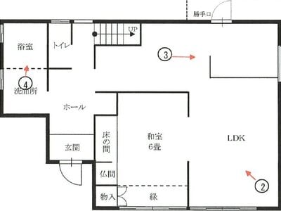 福岡県遠賀郡岡垣町 海老津駅22分 戸建て 508万円の競売物件 #2