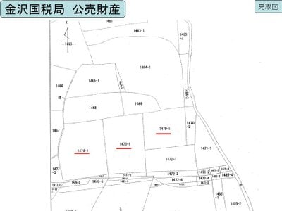 (値下げ) 富山県中新川郡立山町 寺田駅8分 土地 126万円の国税庁公売物件 #4