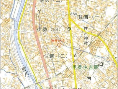 山梨県甲府市 甲斐住吉駅4分 戸建て 134万円の競売物件 #22