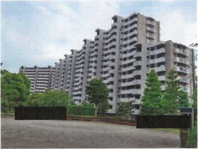 神奈川県川崎市麻生区 柿生駅15分 マンション「新ゆりグリーンタウンポプラ街区」1,430万円の競売物件 #1