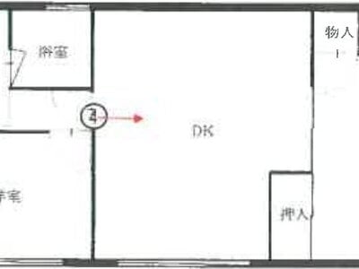福岡県直方市 直方駅3分 戸建て 58万円の競売物件 #4