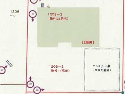山梨県甲府市 酒折駅20分 戸建て 1,482万円の競売物件 #2