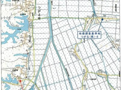 青森県つがる市 木造駅 土地 295万円の競売物件 #10