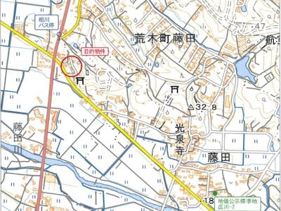 (値下げ) 福岡県八女郡広川町 西牟田駅23分 土地 116万円の競売物件 #2
