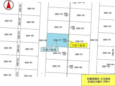 北海道札幌市白石区 森林公園駅 土地 124万円の国税庁公売物件 #4